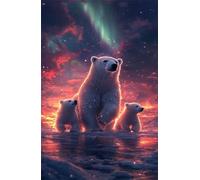 Jigsaw Puzzles for Adults 200 Pieces Impossible Hard Difficult Challenging Puzzles for Adults 200 Pieces Puzzle Starry Sky Bears