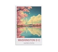 Jigsaw Puzzles for Adults 200 Pieces Washington D C United States Challenging Game Toys, Impossible Puzzle, Family Decoration Puzzle 35x25cm