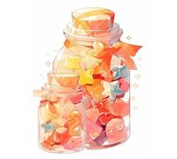 Jigsaw Puzzles for Adults 200, Puzzles for Adults Bottle Star, Challenging Difficult Logic Puzzle, Puzzle 200 Pieces for Adult 13.8 x 9.8 inch