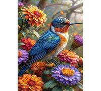 Jigsaw Puzzles for Adults 200, Puzzles for Adults Flower Birds, Challenging Difficult Logic Puzzle, Puzzle 200 Pieces for Adult 13.8 x 9.8 inch