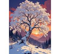 Jigsaw Puzzles for Adults 200, Puzzles for Adults Snow Trees Landscape, Challenging Difficult Logic Puzzle, Puzzle 200 Pieces for Adult 13.8 x 9.8 inch