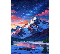 Jigsaw Puzzles for Adults 200, Puzzles for Adults Snowy Mountain Landscapes, Challenging Difficult Logic Puzzle, Puzzle 200 Pieces for Adult 13.8 x 9.8 inch
