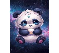 Jigsaw Puzzles for Adults 200, Puzzles for Adults Starry Sky Panda, Challenging Difficult Logic Puzzle, Puzzle 200 Pieces for Adult 13.8 x 9.8 inch