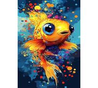 Jigsaw Puzzles for Adults 200, Puzzles for Adults Watercolor Fishs, Challenging Difficult Logic Puzzle, Puzzle 200 Pieces for Adult 13.8 x 9.8 inch