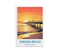 Jigsaw Puzzles for Adults 200 Puzzles Virginia Beach United States Puzzles for Adults Educational Game Challenge Toy 200 Pieces 35x25cm