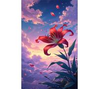 Jigsaw Puzzles for Adults 200 Sky Flowers Puzzle Impossible Hard Difficult Challenging Puzzle for Adults 200 Piece Puzzle Games 13.8 x 9.8 inch