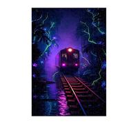 Jigsaw Puzzles for Adults 200 Train, Challenge Educational Game, Impossible High Difficult Jigsaw Puzzles for Adults, Puzzle 200 Pieces