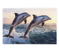 Jigsaw Puzzles for Adults 2000, 2000 Piece Jigsaw Puzzles for Adults, Challenging Wooden Jigsaws Puzzle for The Whole for Women, Puzzle for Home Wall Decor, Gifts for Women/Men, Theme: Dolphin, G-72