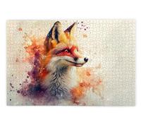 Jigsaw Puzzles for Adults 2000, 2000 Piece Jigsaw Puzzles for Adults, Challenging Wooden Jigsaws Puzzle for The Whole for Women, Puzzle for Home Wall Decor, Gifts for Women/Men, Theme: Fox, Z-88