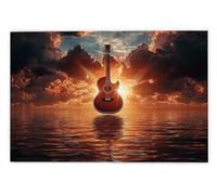 Jigsaw Puzzles for Adults 2000, 2000 Piece Jigsaw Puzzles for Adults, Challenging Wooden Jigsaws Puzzle for The Whole for Women, Puzzle for Home Wall Decor, Gifts for Women/Men, Theme: Guitar, O-74