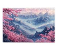 Jigsaw Puzzles for Adults 2000, 2000 Piece Jigsaw Puzzles for Adults, Challenging Wooden Jigsaws Puzzle for The Whole for Women, Puzzle for Home Decor, Gifts for Women, Theme: Cherry Blossoms, P-14