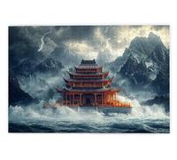 Jigsaw Puzzles for Adults 2000, 2000 Piece Jigsaw Puzzles for Adults, Challenging Wooden Jigsaws Puzzle for The Whole for Women, Puzzle for Home Decor, Gifts for Women/Men, Theme: Architecture, B-34