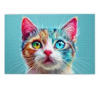 Jigsaw Puzzles for Adults 2000, 2000 Piece Jigsaw Puzzles for Adults, Challenging Wooden Jigsaws Puzzle for The Whole for Women, Puzzle for Home Wall Decor, Gifts for Women/Men, Theme: Cat, K-34
