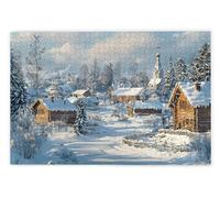 Jigsaw Puzzles for Adults 2000, 2000 Piece Jigsaw Puzzles for Adults, Challenging Wooden Jigsaws Puzzle for The Whole for Women, Puzzle for Home Decor, Gifts for Women/Men, Theme: Small Town, Y-94