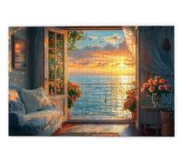 Jigsaw Puzzles for Adults 2000, 2000 Piece Jigsaw Puzzles for Adults, Challenging Wooden Jigsaws Puzzle for The Whole for Women, Puzzle for Home Wall Decor, Gifts for Women/Men, Theme: Landscape, B-6