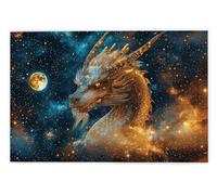Jigsaw Puzzles for Adults 2000, 2000 Piece Jigsaw Puzzles for Adults, Challenging Wooden Jigsaws Puzzle for The Whole for Women, Puzzle for Home Wall Decor, Gifts for Women/Men, Theme: Dragon, M-64