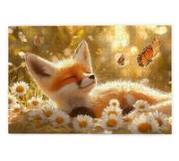 Jigsaw Puzzles for Adults 2000, 2000 Piece Jigsaw Puzzles for Adults, Challenging Wooden Jigsaws Puzzle for The Whole for Women, Puzzle for Home Wall Decor, Gifts for Women/Men, Theme: Fox, D-60