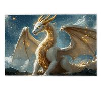 Jigsaw Puzzles for Adults 2000, 2000 Piece Jigsaw Puzzles for Adults, Challenging Wooden Jigsaws Puzzle for The Whole for Women, Puzzle for Home Wall Decor, Gifts for Women/Men, Theme: Dragon, O-26