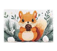 Jigsaw Puzzles for Adults 2000, 2000 Piece Jigsaw Puzzles for Adults, Wooden Puzzle Game for The Whole for Men, Animal Puzzle for Christmas Decorations, Gifts for Women, Theme: Squirrel Pattern, A-74