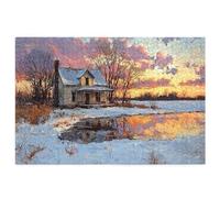 Jigsaw Puzzles for Adults 2000, 2000 Piece Jigsaw Puzzles for Adults, Wooden Puzzle Game for The Whole for Men, Landscape Puzzle for Christmas Decorations, Gifts for Women, Theme: Winter Pattern, Z-10