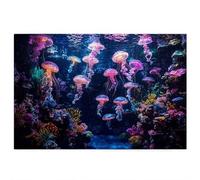 Jigsaw Puzzles for Adults 2000, 2000 Piece Jigsaw Puzzles for Adults, Wooden Puzzle Game for The Whole for Men, Jellyfish Puzzle for Christmas Decorations, Gifts for Women, Theme: Ocean Pattern, G-82