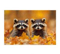 Jigsaw Puzzles for Adults 2000, 2000 Piece Jigsaw Puzzles for Adults, Wooden Puzzle Game for The Whole for Men, Animal Puzzle for Christmas Decorations, Gifts for Women, Theme: Raccoon Pattern, D-66