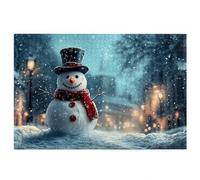 Jigsaw Puzzles for Adults 2000, 2000 Piece Jigsaw Puzzles for Adults, Wooden Puzzle Game for The Whole for Men, Snowman Puzzle for Christmas Decorations, Gifts for Women, Theme: Winter Pattern, R-30