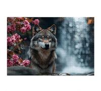 Jigsaw Puzzles for Adults 2000, 2000 Piece Jigsaw Puzzles for Adults, Wooden Puzzle Game for The Whole for Men, Wolf Puzzle for Christmas Decorations, Gifts for Women, Theme: Flower Pattern, T-50