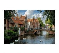 Jigsaw Puzzles for Adults 2000, 2000 Piece Jigsaw Puzzles for Adults, Wooden Puzzle Game for The Whole for Men, City Puzzle for Christmas Decorations, Gifts for Women, Theme: Landscape Pattern, U-80