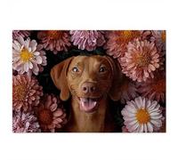 Jigsaw Puzzles for Adults 2000, 2000 Piece Jigsaw Puzzles for Adults, Wooden Puzzle Game for The Whole for Men, Dog Puzzle for Christmas Decorations, for Women, Theme: Flower Pattern, V-0