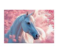 Jigsaw Puzzles for Adults 2000, 2000 Piece Jigsaw Puzzles for Adults, Wooden Puzzle Game for The Whole for Men, Horse Puzzle for Christmas Decorations, Gifts for Women, Theme: Sakura Pattern, F-2