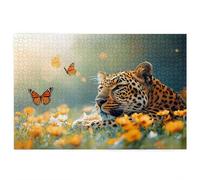 Jigsaw Puzzles for Adults 2000, 2000 Piece Jigsaw Puzzles for Adults, Wooden Puzzle Game for The Whole for Men, Animal Puzzle for Christmas Decorations, Gifts for Women, Theme: Leopard Pattern, G-8