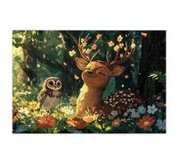 Jigsaw Puzzles for Adults 2000, 2000 Piece Jigsaw Puzzles for Adults, Wooden Puzzle Game for The Whole for Men, Animal Puzzle for Christmas Decorations, Gifts for Women, Theme: Deer Pattern, T-96