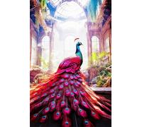 Jigsaw Puzzles for Adults 2000 Animal Peacock Puzzle Impossible Hard Difficult Challenging Puzzle for Adults 2000 Piece Puzzle Games 39.4 x 27.6 inch