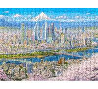 Jigsaw Puzzles for Adults 2000 architecture Japan, Challenging Difficult Puzzle Wooden, 2000 Piece Jigsaw Puzzles for Adults Educational Game Decompression, Large Size 39.2 x 27.8 inches w0-356