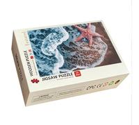 Jigsaw Puzzles for Adults 2000, Beach Jigsaw Puzzles, Gift for Women -15375 | Wooden, HD Printing, Perfect Fit, Colourful Box, Letter on the Back, With Full Accessories, Size: 100x71cm, Starfish Pattern