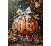 Jigsaw Puzzles for Adults 2000, Bow Shaped Pumpkin 2000 Piece Jigsaw Puzzles for Adults, Challenging Puzzle Games, Classic Jigsaws, Impossible de Assemble Handmade, Fun Family Activities BXHZW0-388