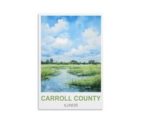 Jigsaw Puzzles for Adults 2000，Carroll County Illinois Of paper Puzzles Suitable For Adults Children Families Stress Relief Puzzle Games 100x70cm