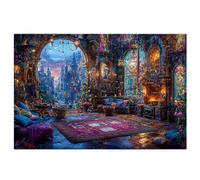 Jigsaw Puzzles for Adults 2000, Castle Jigsaw Puzzles for Adults, Fantasy Jigsaws 2000 Pieces Wooden Puzzle with Exquisite Packaging Box, Impossible Puzzle for Home Decor, Gifts for Women/Men, -3995