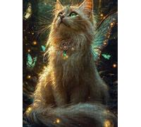 Jigsaw Puzzles for Adults 2000, Cat Wings 2000 Piece Jigsaw Puzzles for Adults, Challenging Puzzle Games, Classic Jigsaws, Impossible de Assemble Handmade Decorative, Fun Family Activities BXHZW0-641