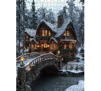 Jigsaw Puzzles for Adults 2000, Christmas And Winter 2000 Piece Jigsaw Puzzles for Adults, Challenging Puzzle Games, Classic Jigsaws, Impossible de Assemble Handmade, Fun Family Activities BXHZW0-819