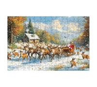 Jigsaw Puzzles for Adults 2000, Christmas Jigsaws 2000 Pieces for Adults, Impossible Jigsaws Puzzle Challenging Game for The Whole, Wooden Jigsaw Puzzles for Gifts for Women, Decor Theme:Deer -2162