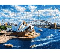 Jigsaw Puzzles for Adults 2000 City Bridge Puzzle High Definition Wooden Puzzle with Gifts Box Relaxing Home Activity & Wall Decor Large Educational Puzzles Challenging Games for Adults s7h-243