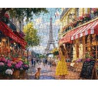 Jigsaw Puzzles for Adults 2000 City Iron Tower, Challenging Difficult Puzzle Wooden, 2000 Piece Jigsaw Puzzles for Adults Educational Game Decompression, Large Size Wall Art 39.2 x 27.8 inches w0-68