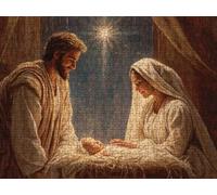 Jigsaw Puzzles for Adults 2000, Classic Puzzle, Couple Jesus LDYQS1-153