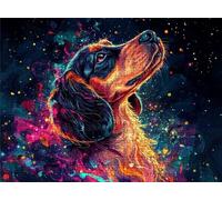 Jigsaw Puzzles for Adults 2000 Color Dog Puzzle High Definition Wooden Puzzle with Gifts Box Relaxing Home Activity Large Educational Puzzles Modern Home Decor Challenging Games for Adults s7h-461