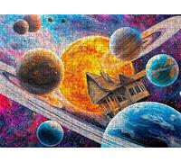 Jigsaw Puzzles for Adults 2000 Color Universe(4) Puzzle High Definition Wooden Puzzle with Gifts Box Relaxing Home Activity Wall Decor Large Educational Puzzles Challenging Games for Adults s7h-395