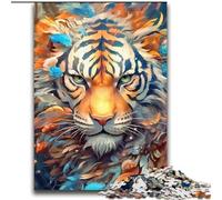 Jigsaw Puzzles for Adults 2000 Colourful Animal Tiger for Age 14+ Educational Games For Adults And Teenagers Artwork Gift 70x100cm