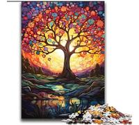 Jigsaw Puzzles for Adults 2000 Colourful Tree of Life Challenging Game Toys Deal As Gifts for The Whole Family for Ages 14+ 70x100cm