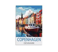 Jigsaw Puzzles for Adults 2000，Copenhagen Denmark Puzzles for Adults, Challenging Puzzles, Puzzle Game for The Whole for Women,Gifts for Men, 100x70cm